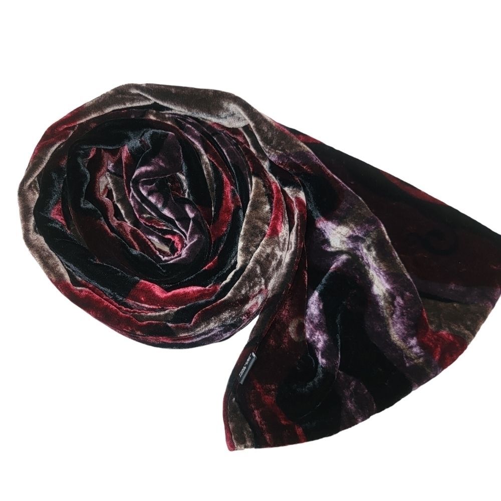 Chelsey by Joseph Velvet Silk swirl scarf